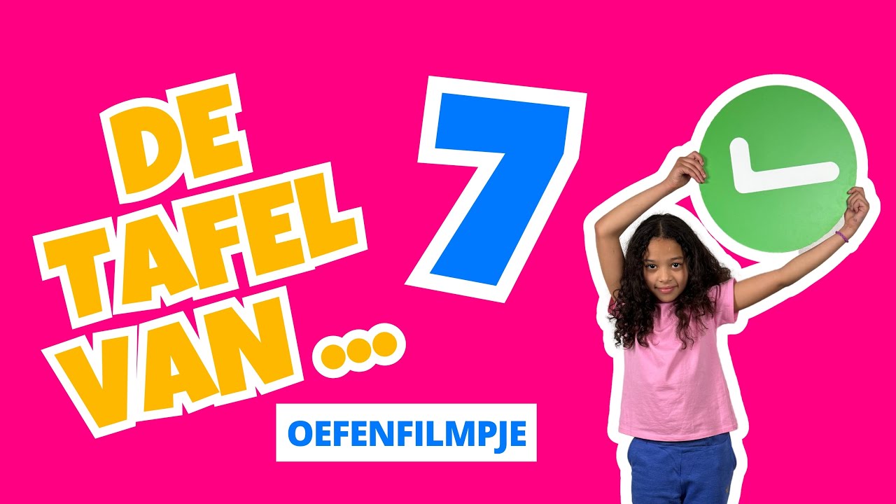 Tafel van 7 oefenen | Maaltafel van 7 | Bewegend leren | Rekenen groep 4 en groep 5