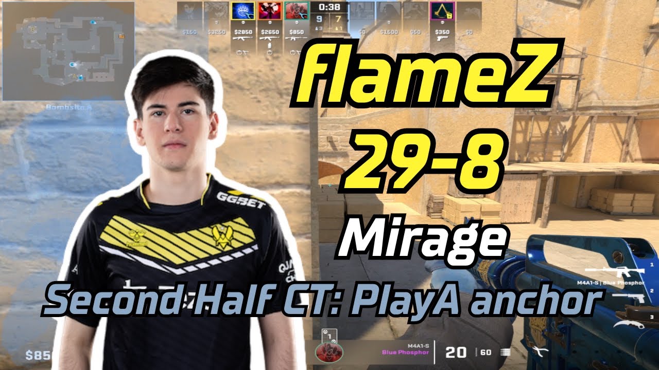 CS2 POV | flameZ (29-8) w/Spinx (mirage) | FACEIT Ranked | Feb 16, 2024 #cs2 #demo