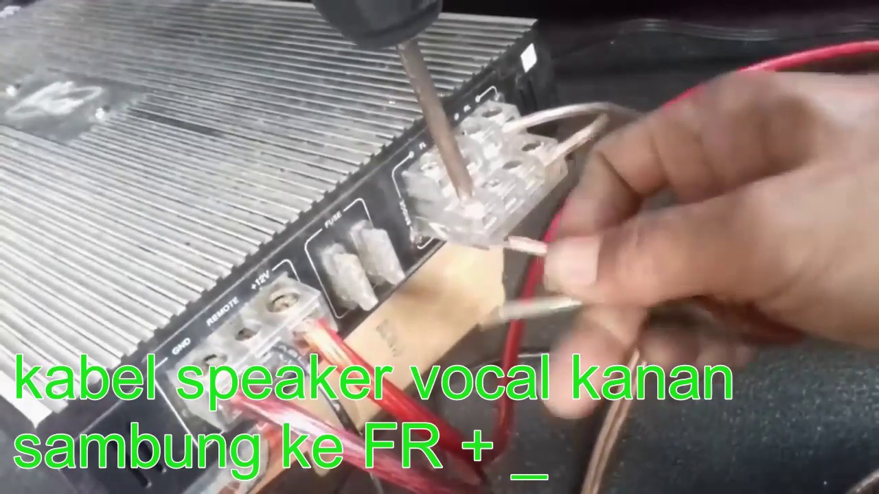 CARA LENGKAP PEMASANGAN 4CH POWER AMPLIFIER MOBIL# LENGKAP KETERANGAN