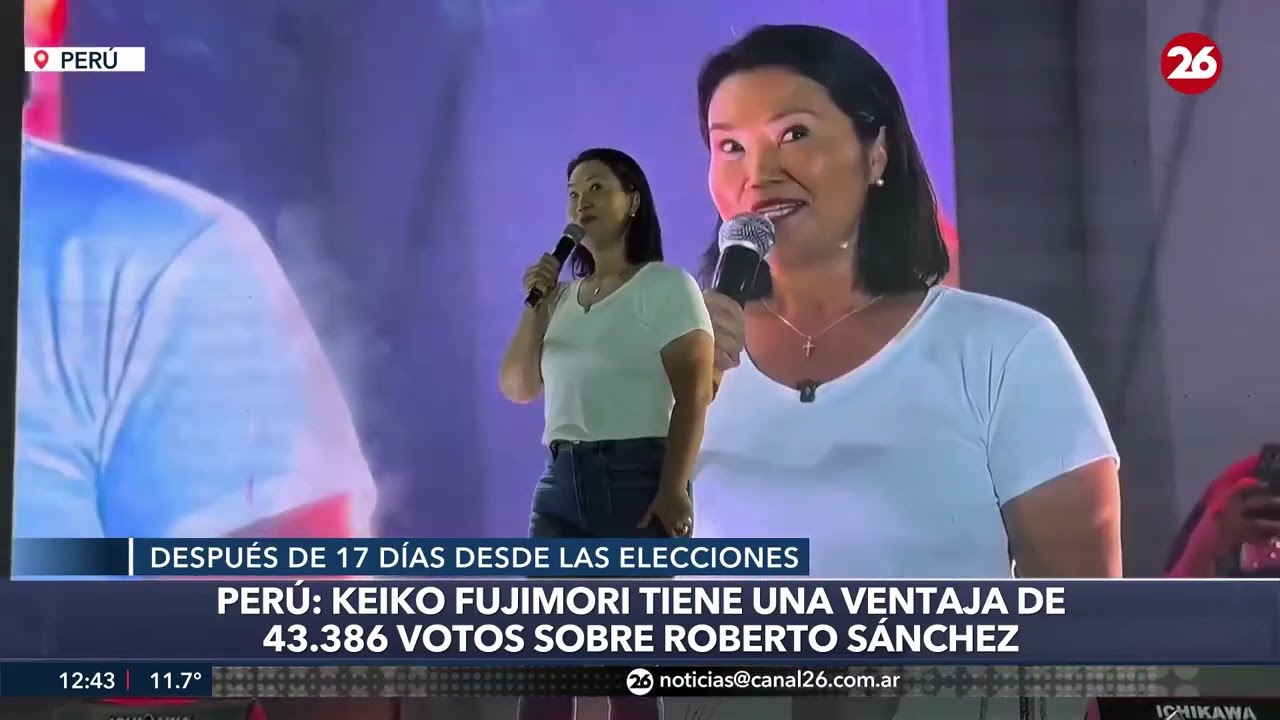 ⚠️ &iquest;FUJIMORI PRESIDENTE? | Obtuvo una ventaja irreversible con el 99,8% de las mesas escrutadas