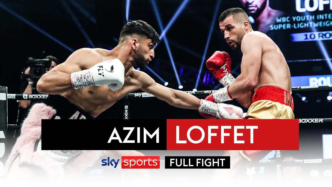 FULL FIGHT! Adam Azim vs Anthony Loffett | WBC Youth Inter-Continental super-lightweight title