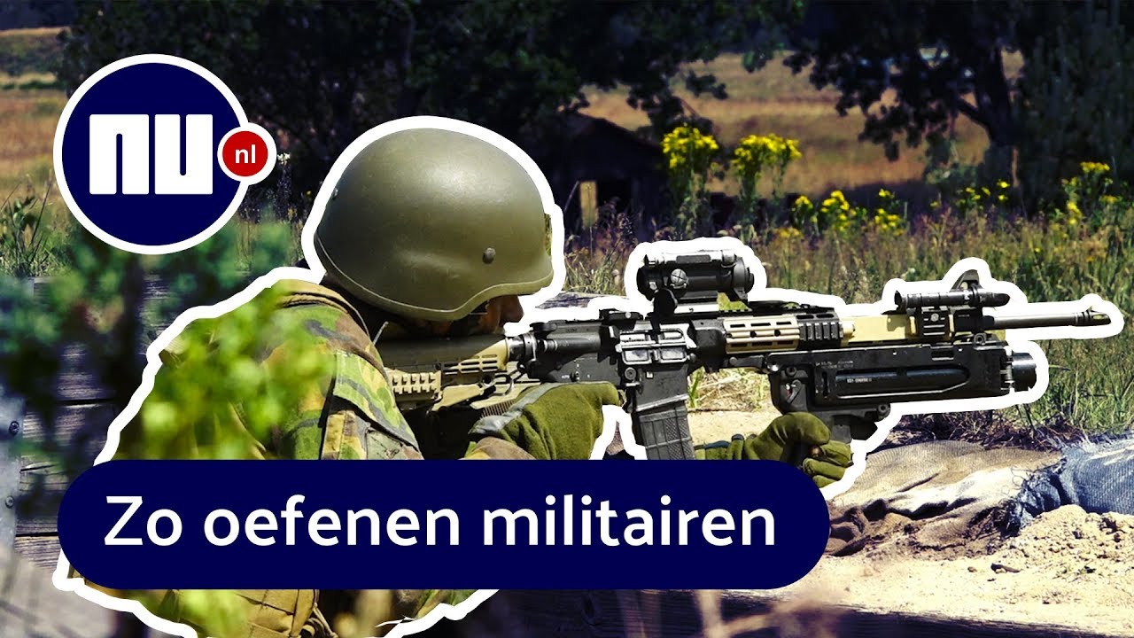 Schietoefening Defensie: Tijd van 'pang pang' roepen is voorbij | NU.nl