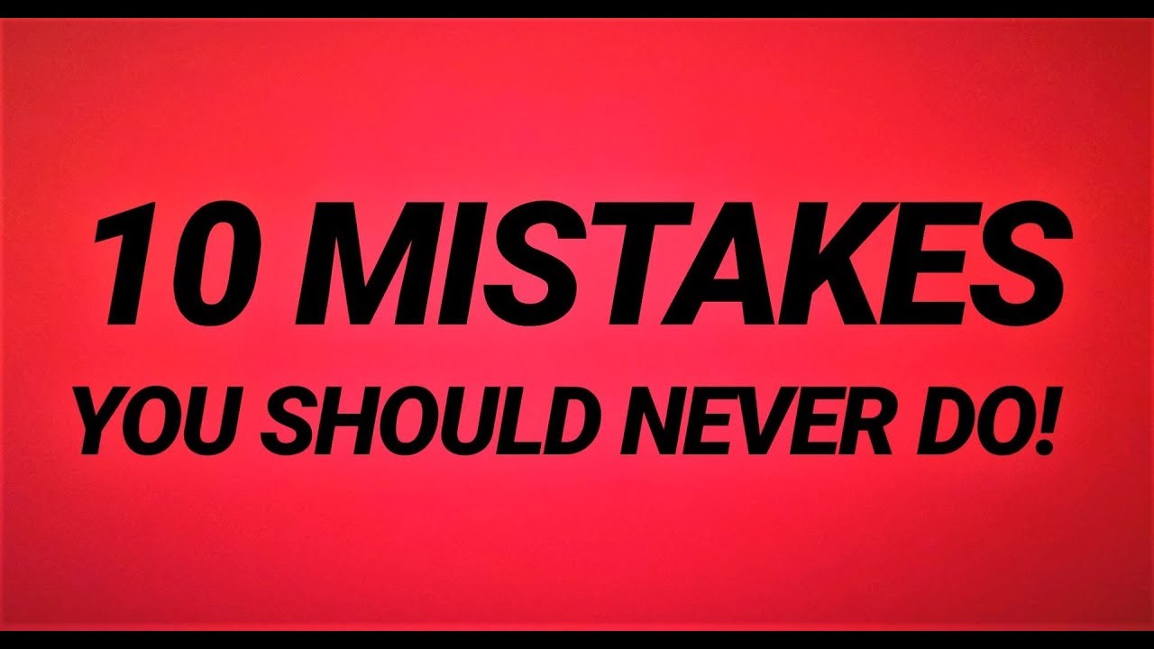 NEVER do these 10 MISTAKES when drawing!