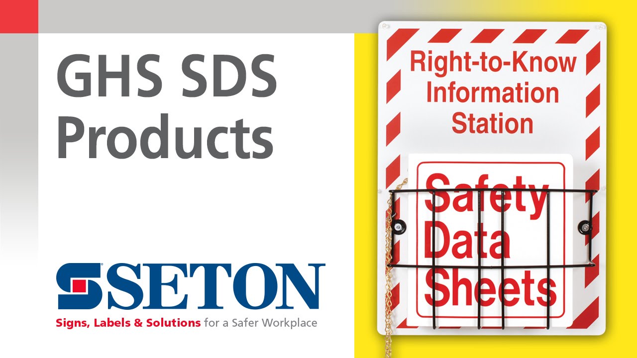 How to Update from MSDS with GHS SDS Products | Seton Video