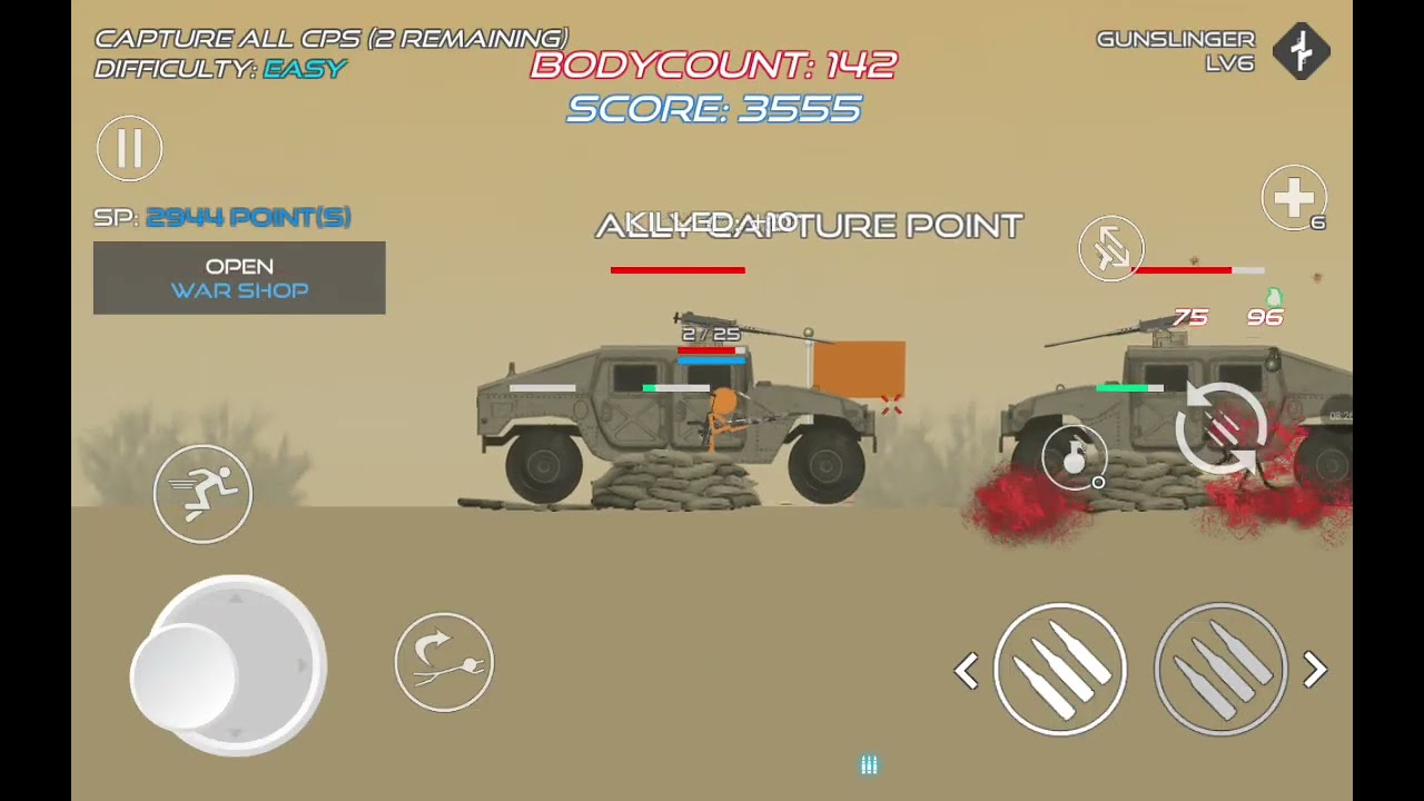 Playing stick warfare blood strike