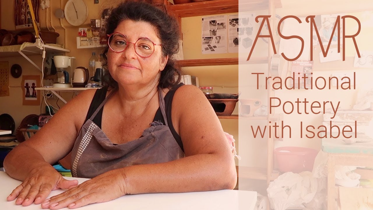 ASMR 🤲🏼 Pottery Class w/ Isabel 🤲🏼 Unintentional ASMR Tutorial [Spanish w/ English Sub]