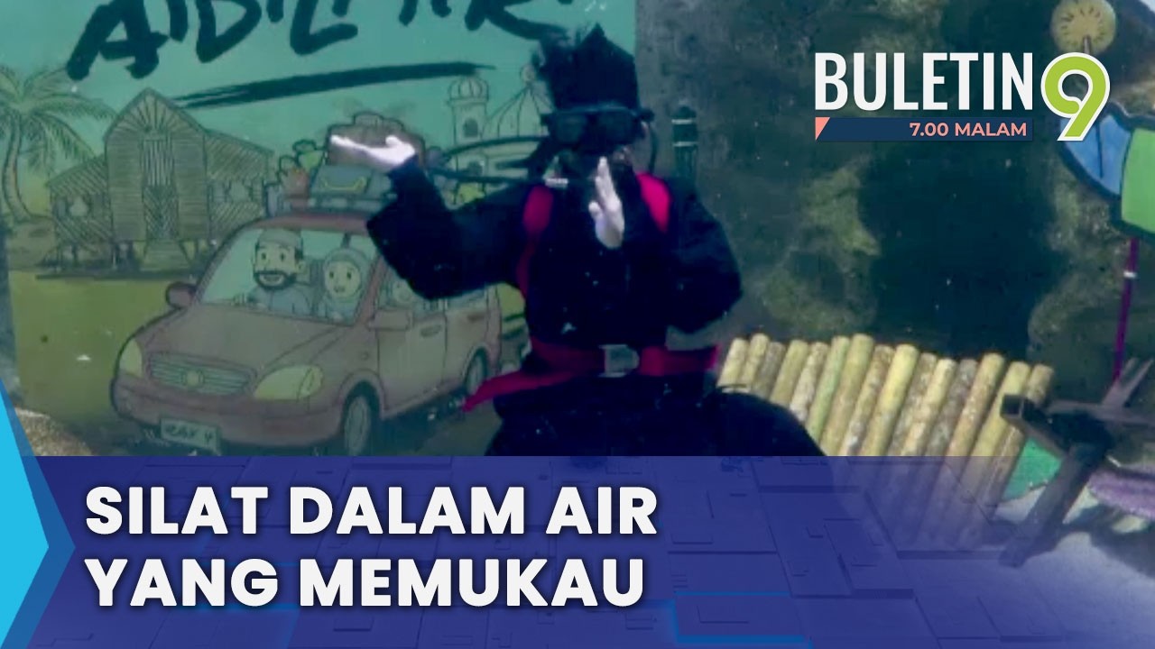 Petunjukan Silat Dalam Air Sempena Aidilfitri (B9)