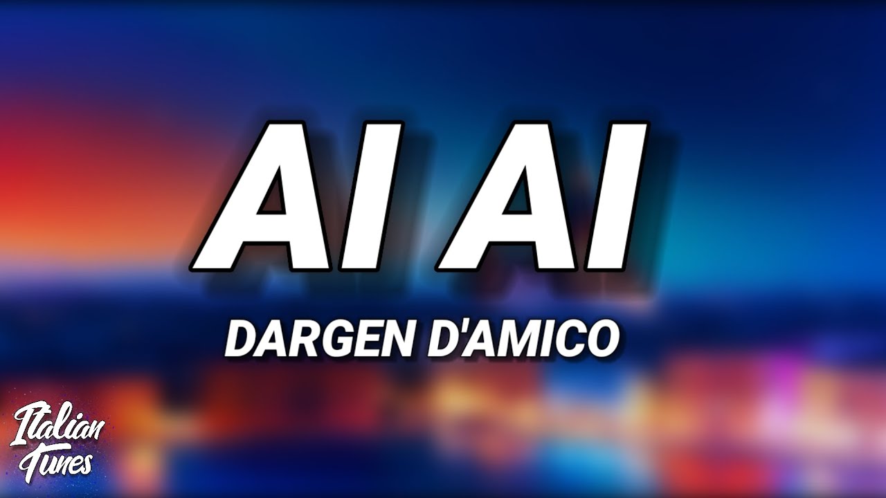 Dargen D'Amico - AI AI (Sanremo 2026)