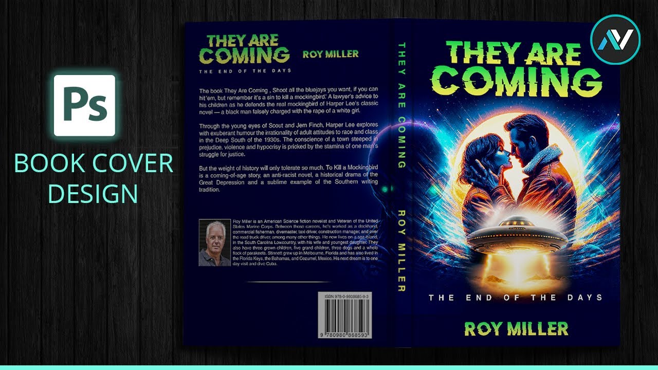 How to Make Book Cover Design in Photoshop 2025 | Amazon KDP Book Cover Design in Adobe Photoshop
