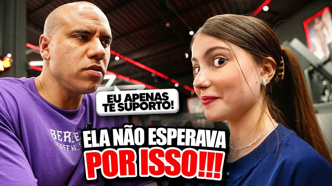 Carlão e Sophia Bianco se desentenderam no treino
