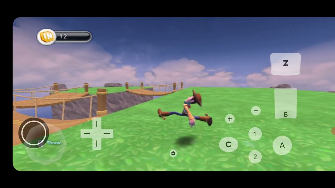 Disney Infinity Wii Dolphin Emulator Android Gameplay (Slow)