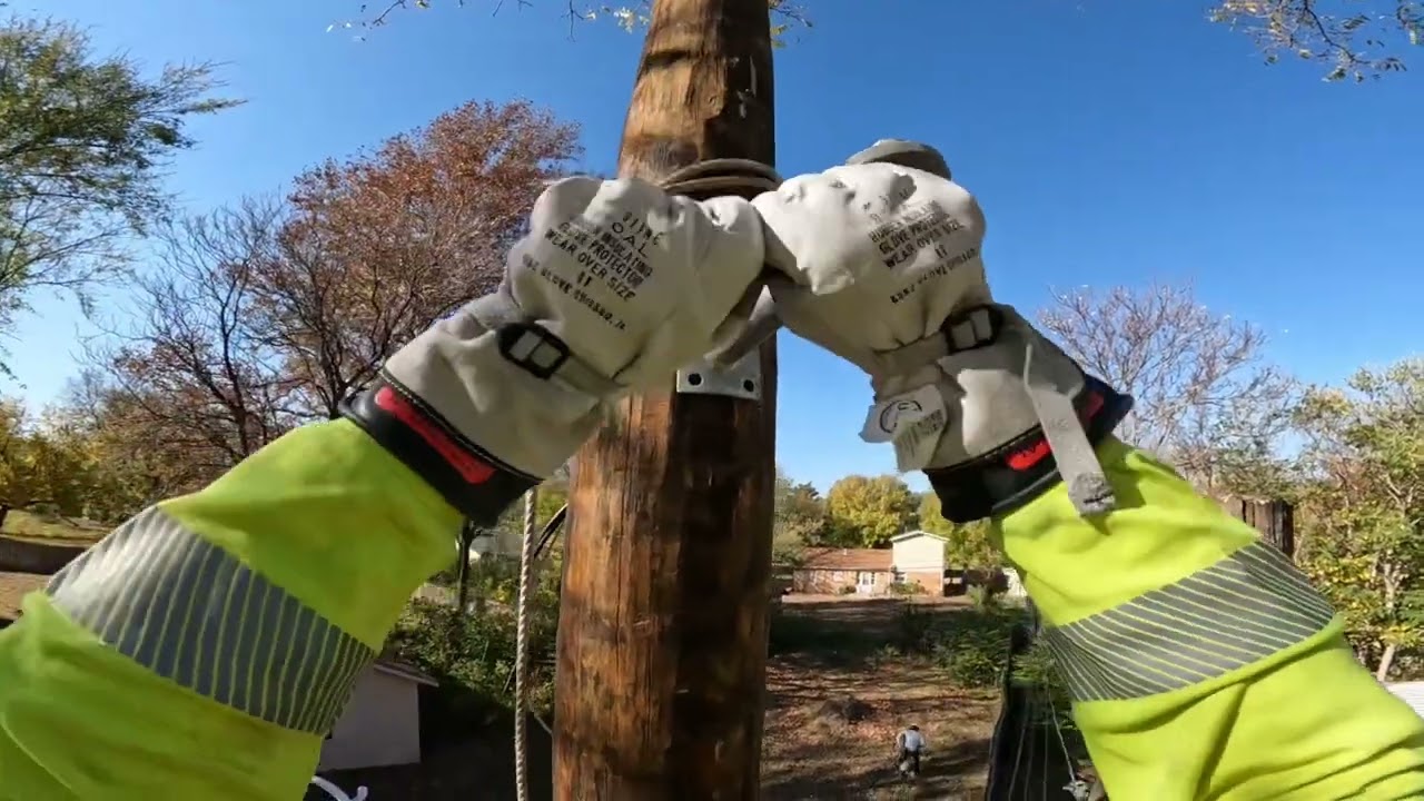 Lineman Backyard Pole Climb