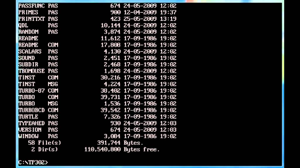 DOS programming tutorial (redux)