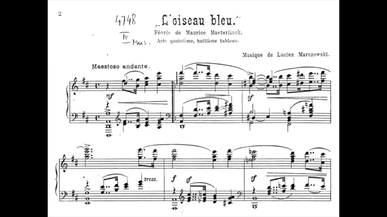 Lucjan Marczewski, L'oiseau Bleu