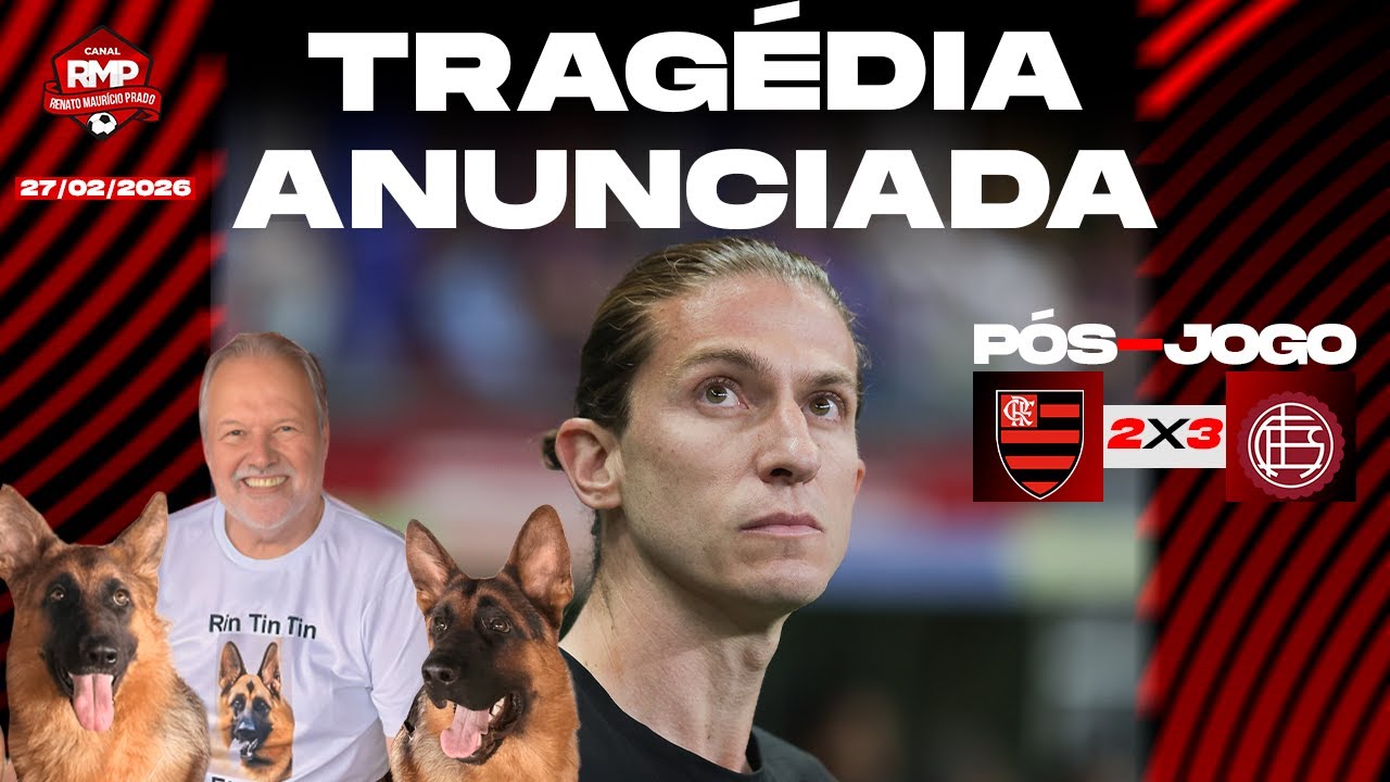 FILIPE LUIS INVENTA E FLAMENGO PERDE MAIS UMA EM 2026