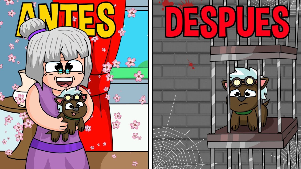 ME ADOPTA UNA ABUELITA pero ME QUIEREN SACRIFICAR - Roblox KraoESP