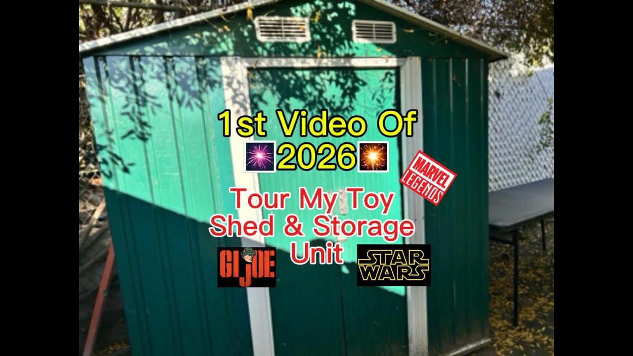1st video of 2026 Sharing My Shed & Storage Unit Toys #actionfigure #gijoe #toys