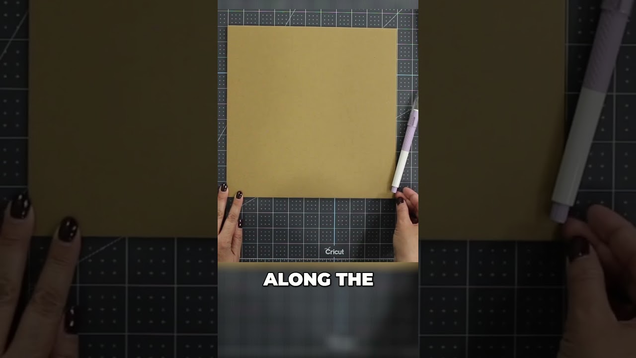 DIY Journal: Cutting Chipboard for the Back #shorts