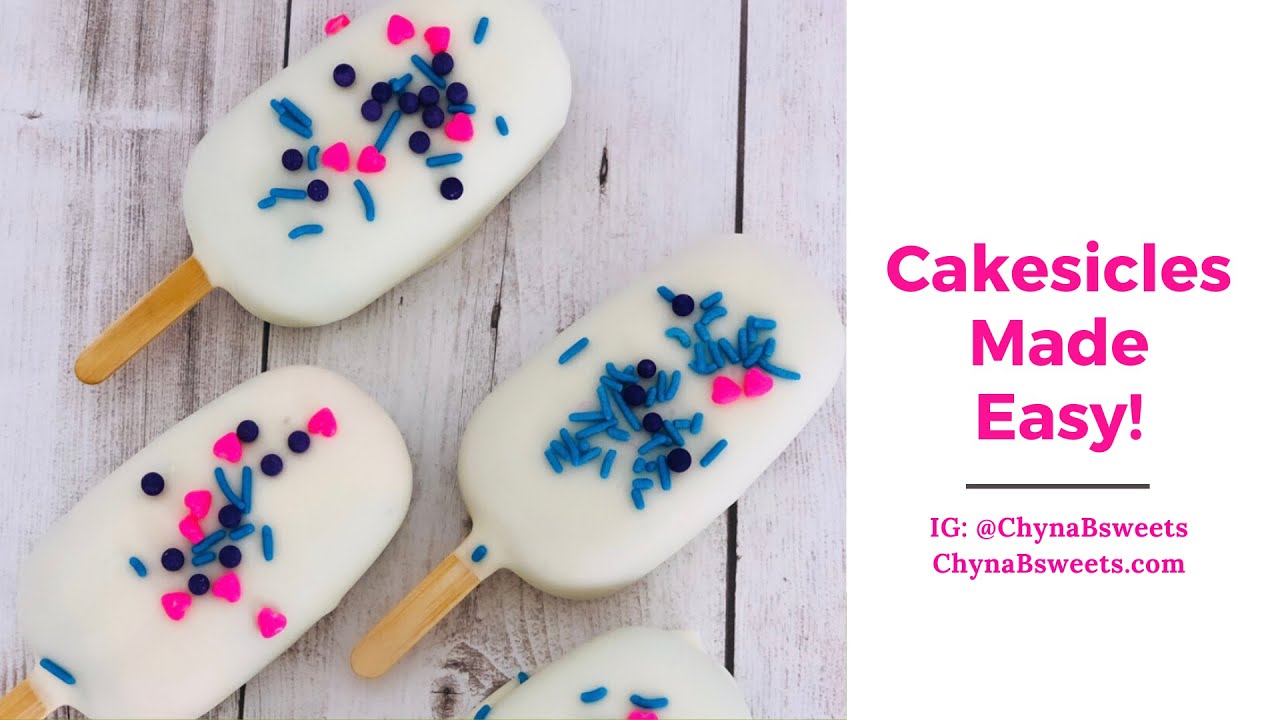 How to Make Cakesicles! I Tutorial l Easy Dessert I Cake Pops
