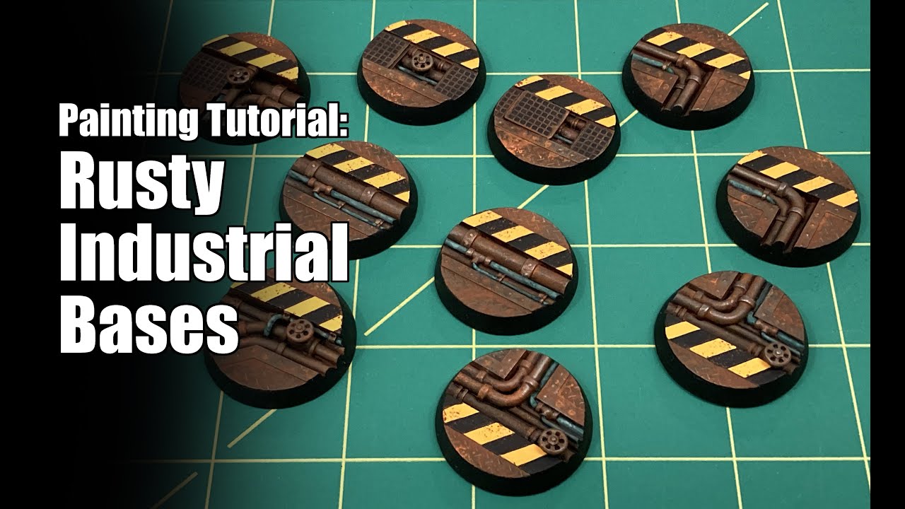 Painting Tutorial: Rusty Industrial Bases