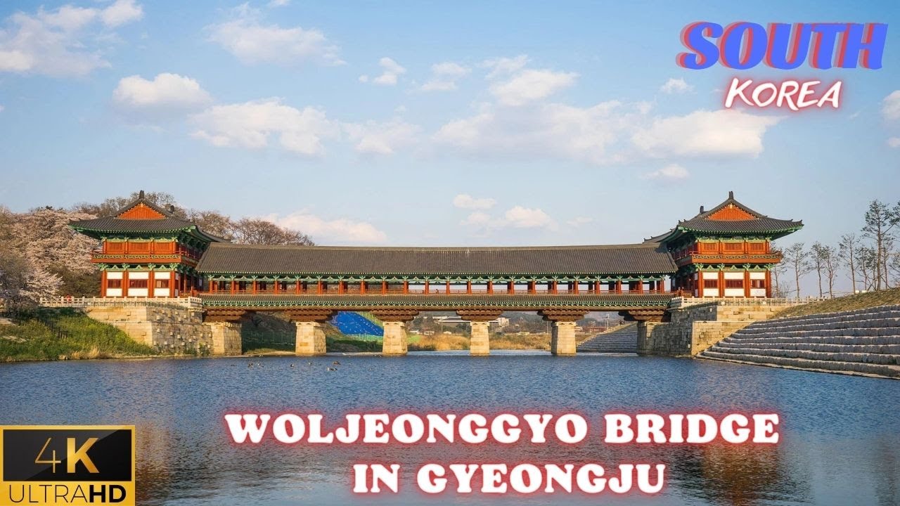 Woljeonggyo Bridge in Gyeongju, South Korea #travel #walkthrough #korea