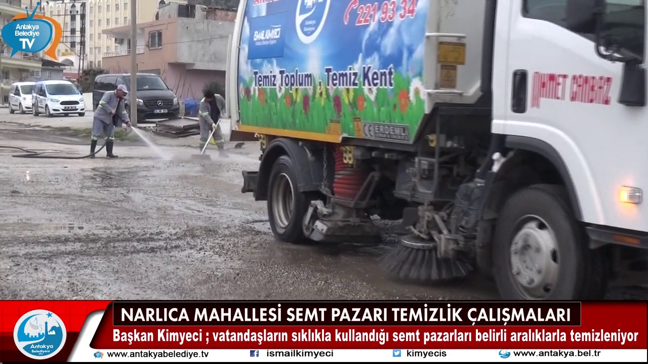 NARLICA MAHALLESİ SEMT PAZARI TEMİZLİK ÇALIŞMALARI Özel Ayar
