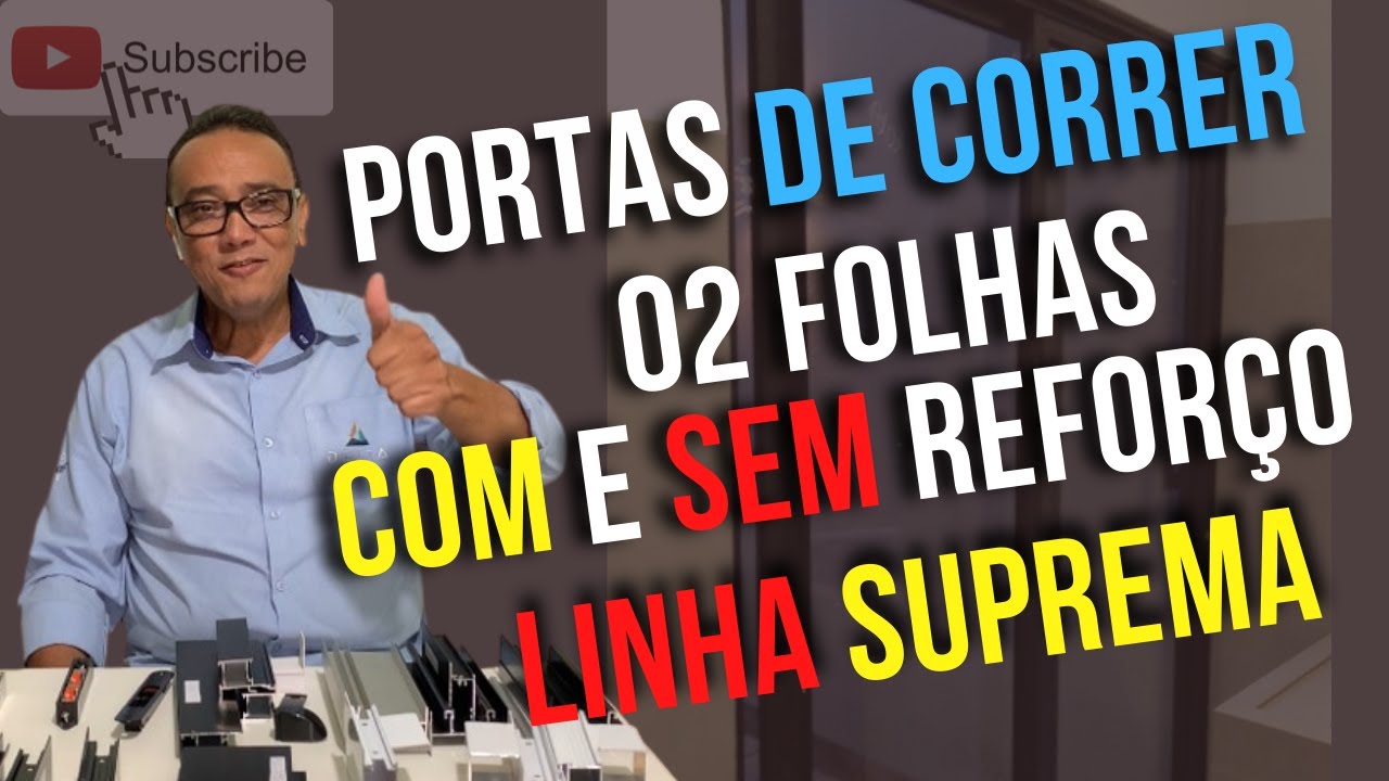 Materiais para Porta de 02 Folhas Com e Sem Reforço - Linha Suprema c/ Corte
