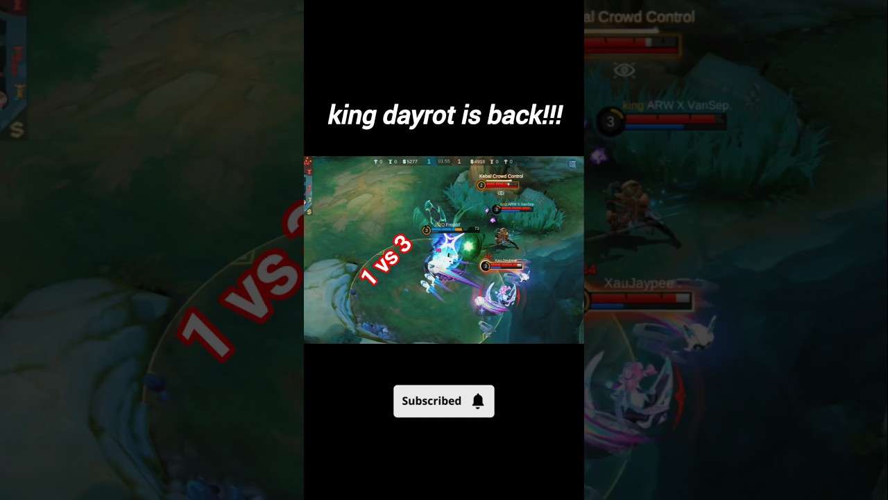 dyrroth 1 vs 5 #mlbb #mobilelegends #shortvideo