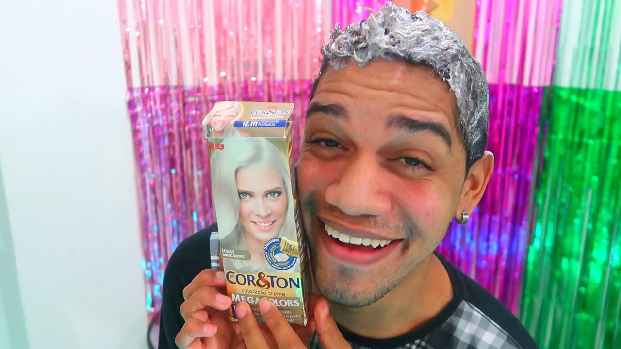 PINTEI MEU CABELO SEM SABER COMO VAI FICAR