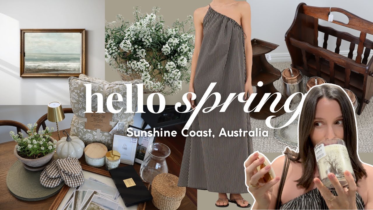 Seasonal Reset 🌻 Fashion Haul, Antique Shopping, TKMaxx Haul & Home Speed Clean 🧺