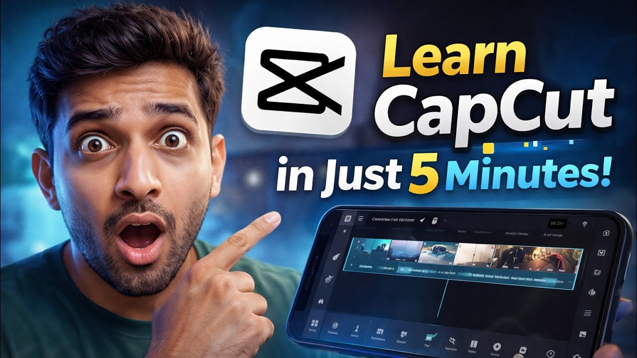 “CapCut Mobile Full Guide – Learn Editing in Just 5 Minutes”