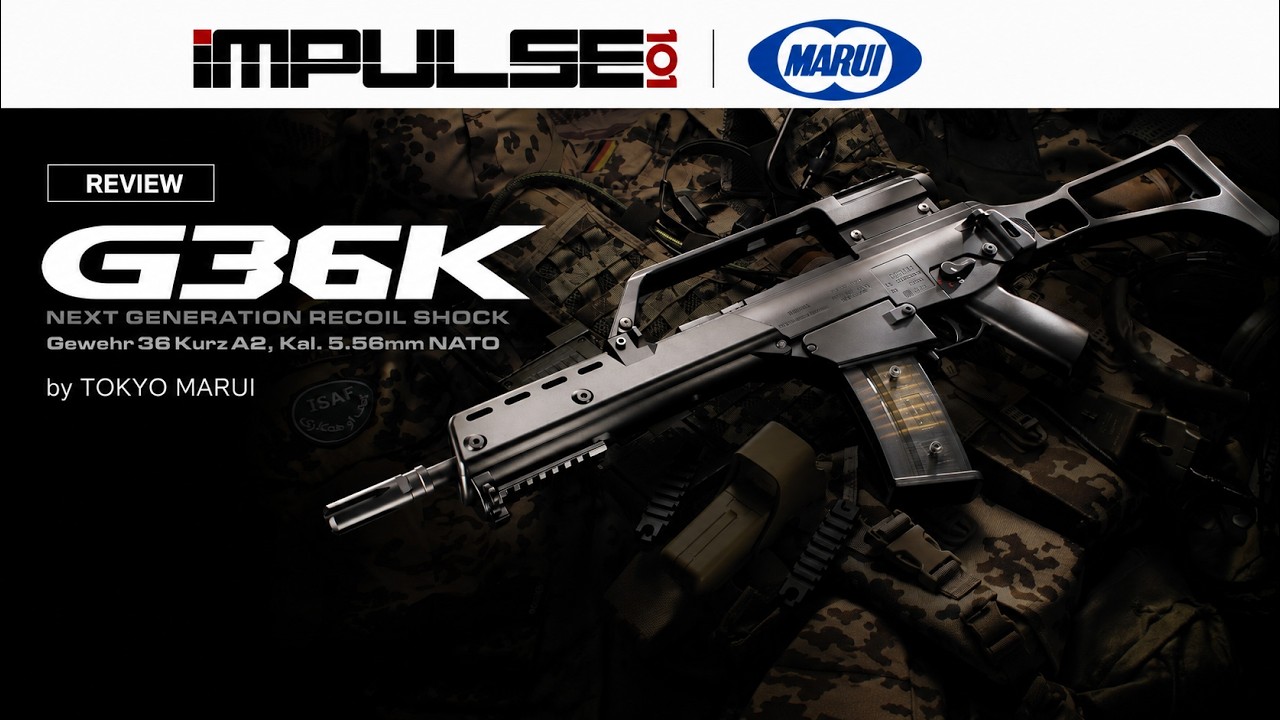 Airsoft Review #390 Tokyo Marui G36K Next Gen Recoil Shock EBBR [FR]