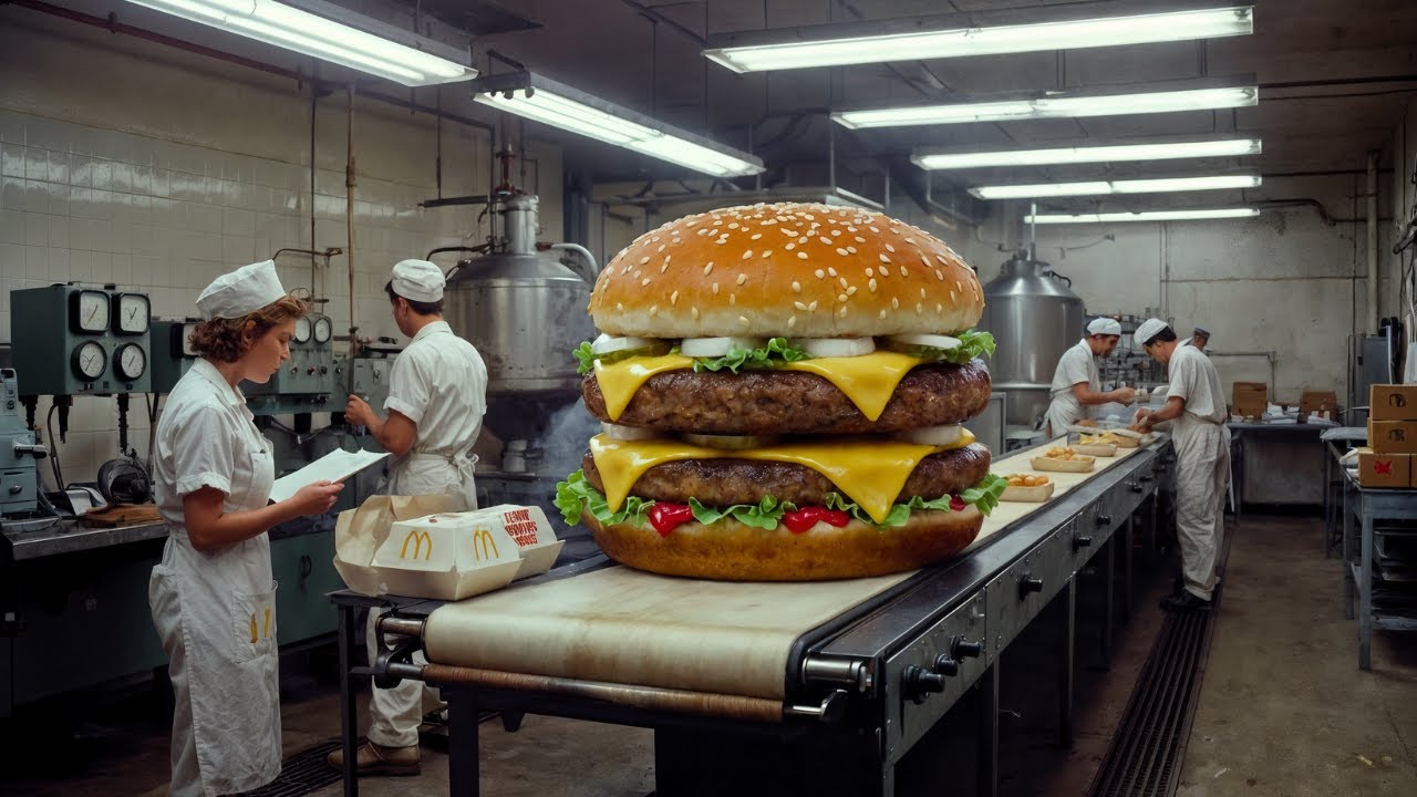 Inside the Big Mac Factory in 1967: How America's Iconic Burger Was Made (Full Process)