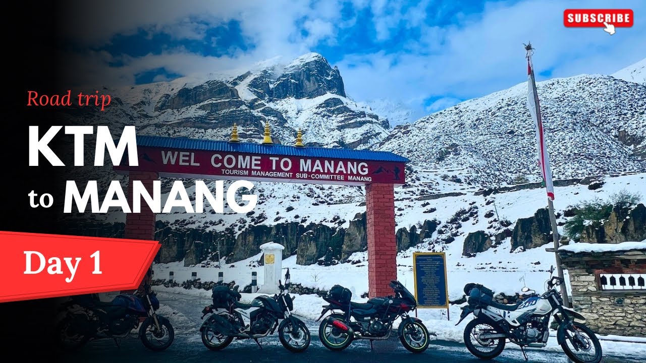 KTM TO MANANG | DAY-1 | BIKE RIDE ON MANANG | The Adventure of a Lifetime | TILICHO LAKE 4919M |