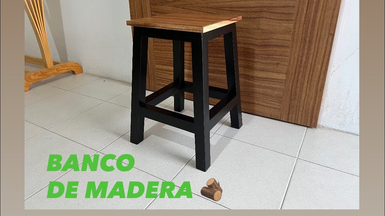 Fabricando un banquito de madera 🪵 