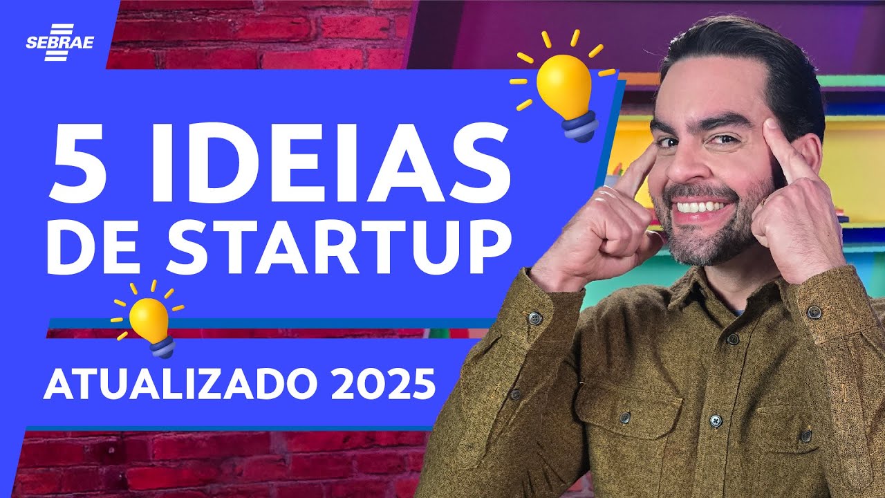 5 IDEIAS DE STARTUP PROMISSORAS em 2025 🚀 Negócios para LUCRAR e CRESCER AINDA HOJE!