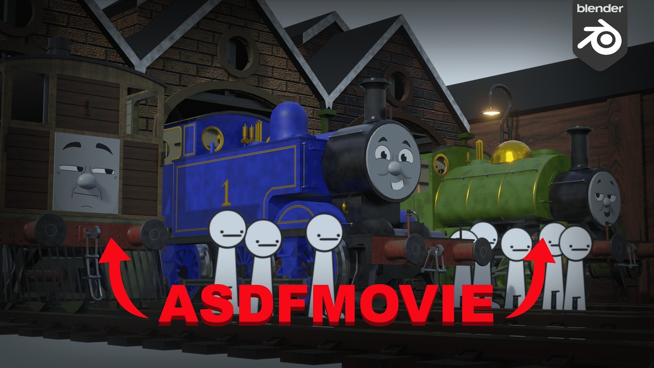 ASDFMOVIE BUT ITS THOMAS AND FRIENDS!?