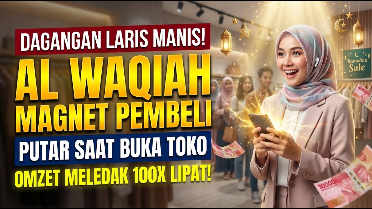 TERBUKTI NYATA! Kekuatan Cerita Al Waqiah Pembuka Rezeki Tak Terbatas Puasa