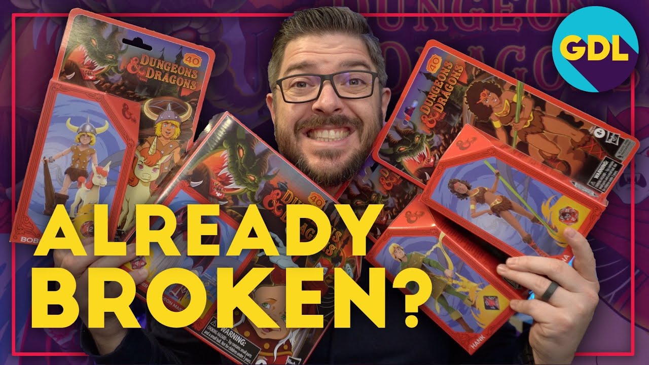 Problems with Hasbro's Cartoon Dungeons & Dragons Figures
