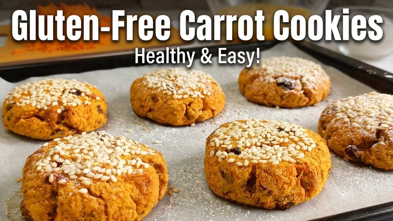 HEALTHY Gluten Free Cookies - Easy & Delicious | Сarrot cookies recipe.