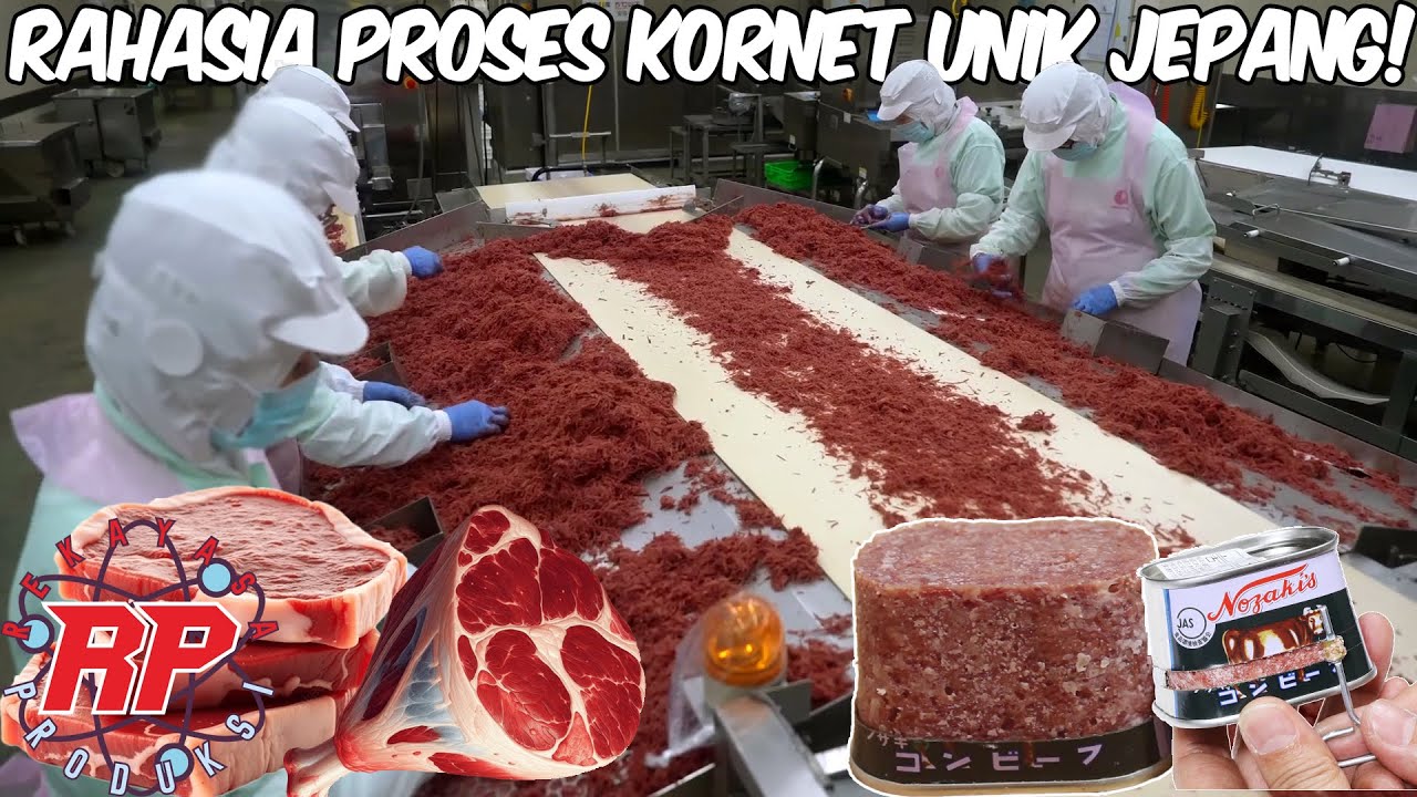 DARI SERAT DAGING KE KALENG TRAPESIUM—PROSES KORNET SAPI JEPANG TERUNGKAP!