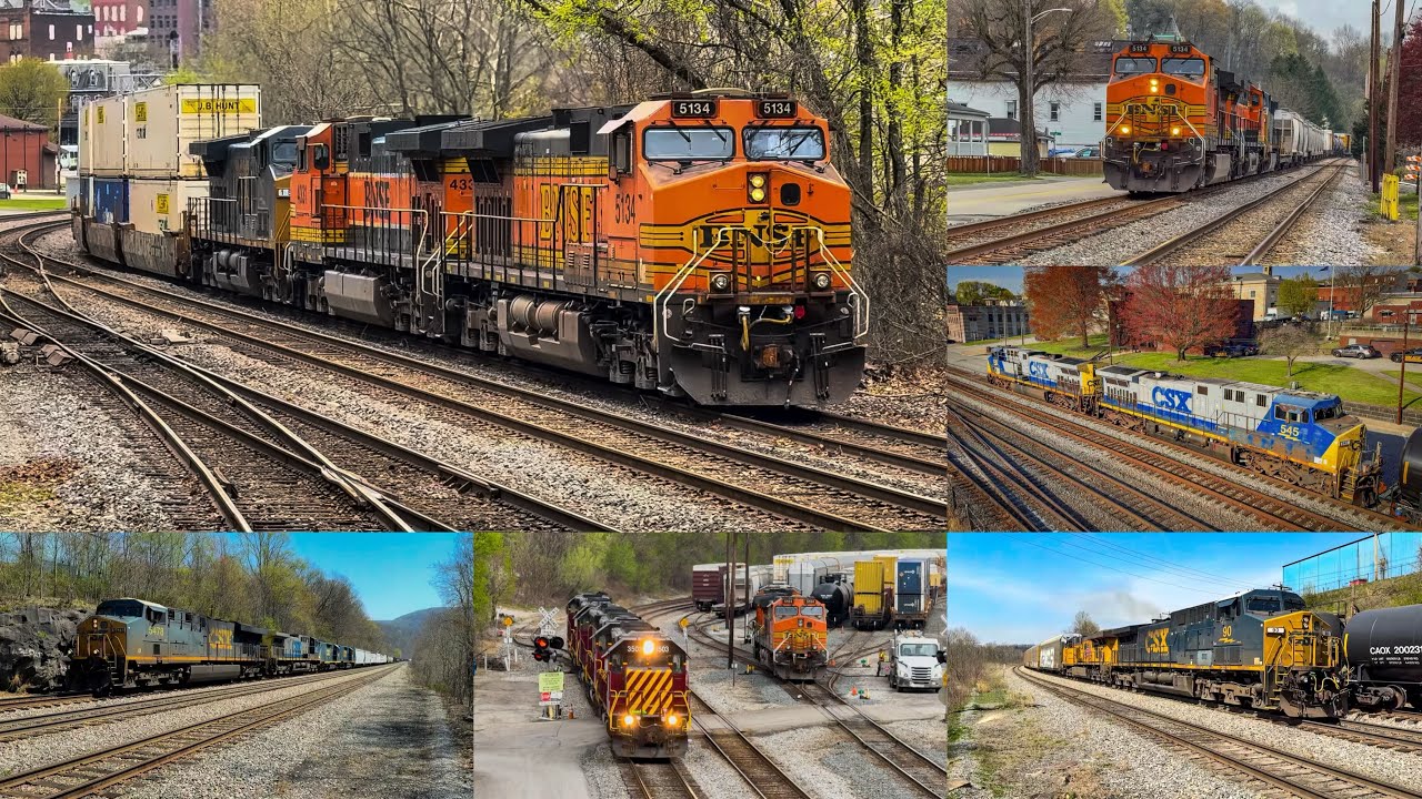 BNSF Leaders, Fresh YN2s, SWP & Much MORE! Easter Weekend 2025 - CSX Keystone Sub