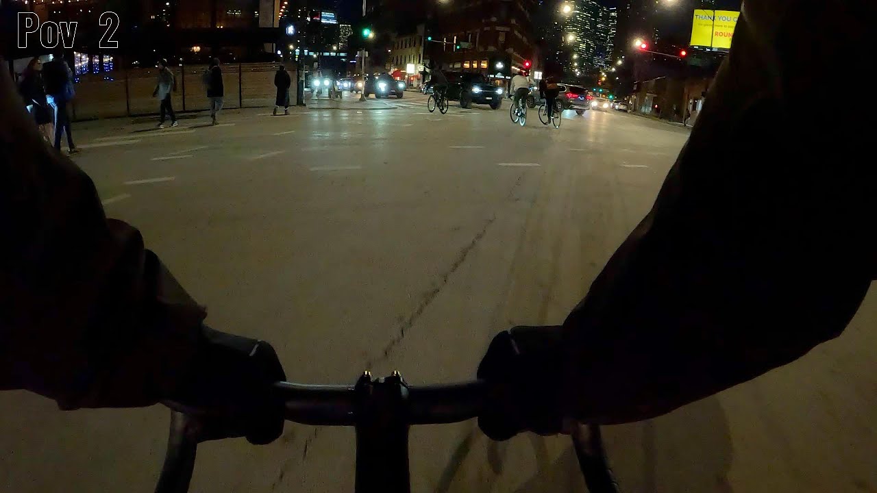 POV | Riding through Chicago | winter season