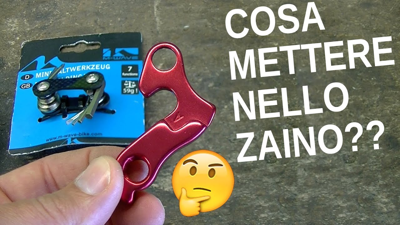 COSA PORTARE DENTRO LO ZAINO IN MTB