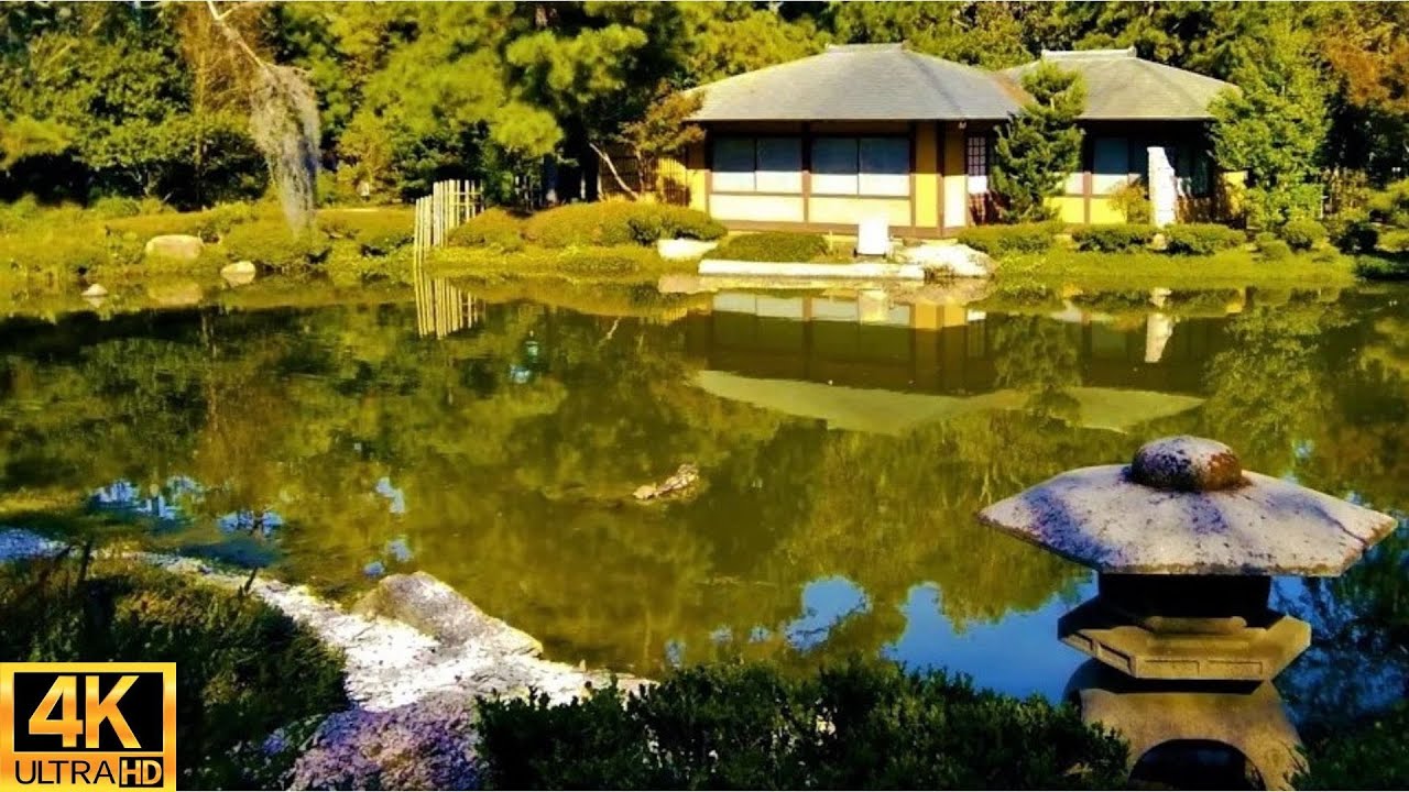[4K] Hermann Park Walk, Japanese Garden | Houston, TX