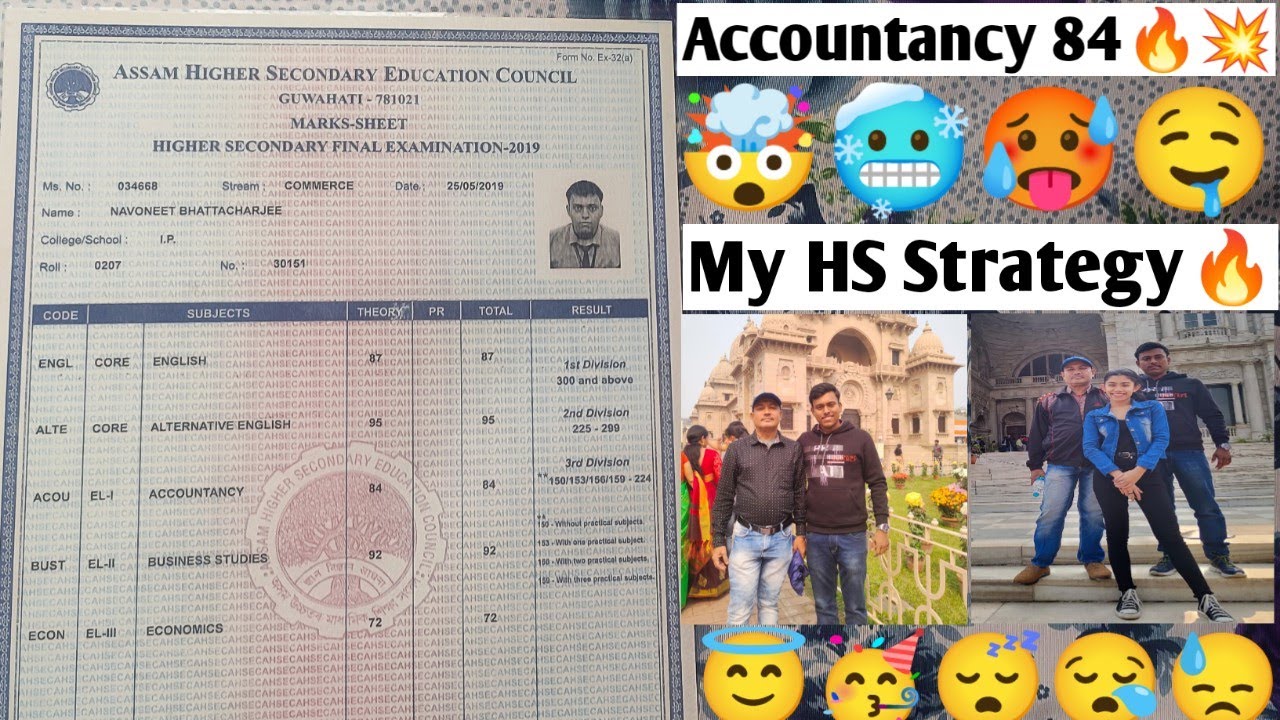 AHSEC Class 12 Accountancy Strategy 2023 | How I Scored 84 In Accountancy 2019 | My HS Strategy