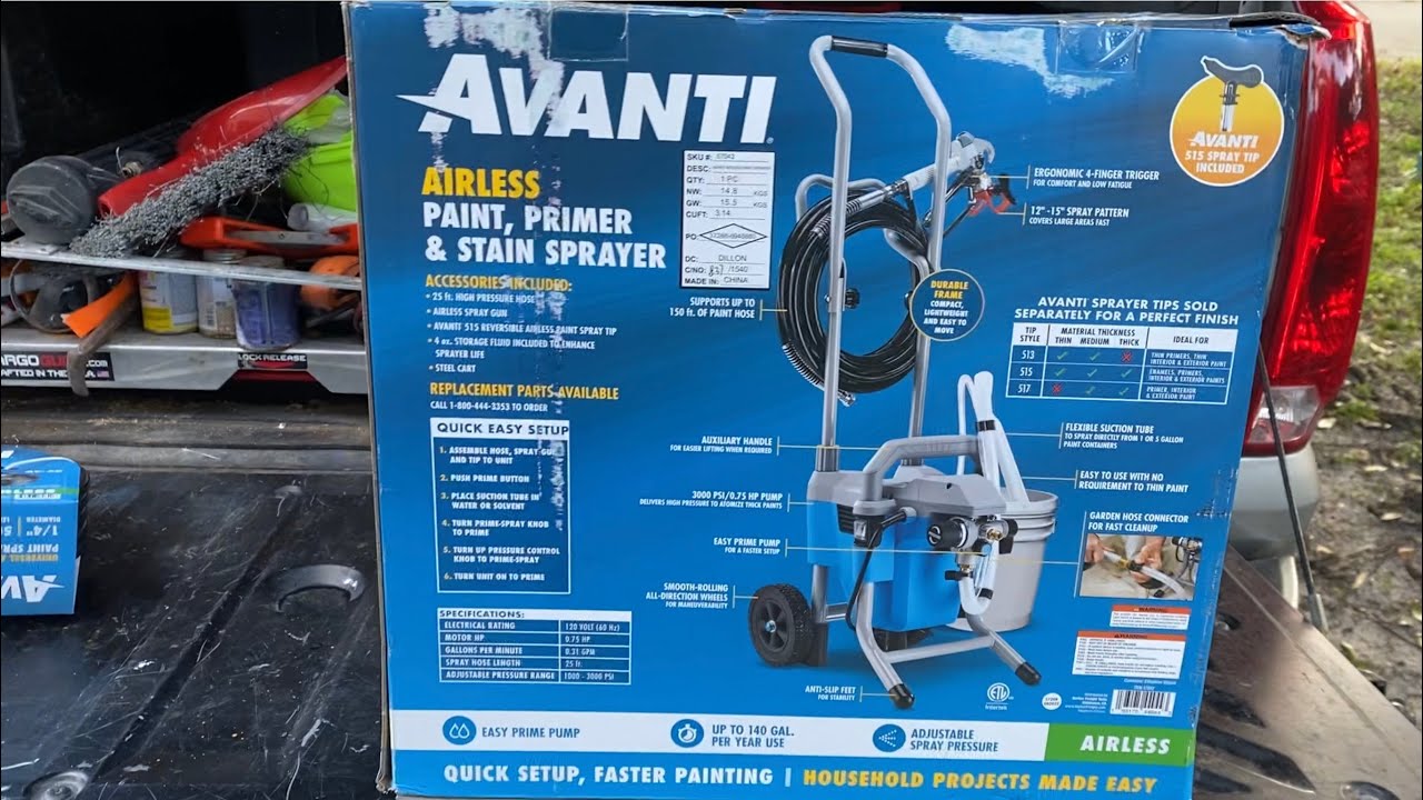 Распаковка и сборка краскораспылителя Avanti￼