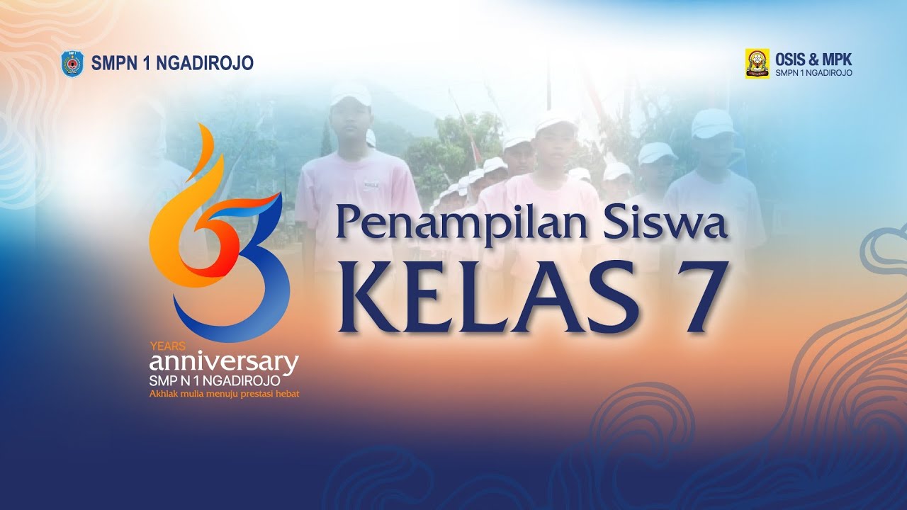 Lomba Gerak Jalan dalam Rangka HUT SMPN 1 Ngadirojo ke - 63 | Kelas 7 | #dinaspendidikan 