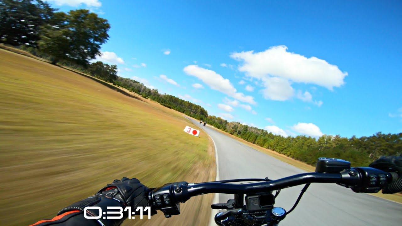 Harley Davidson Cruiser | Jennings GP Timed Lap | Track Day Fun