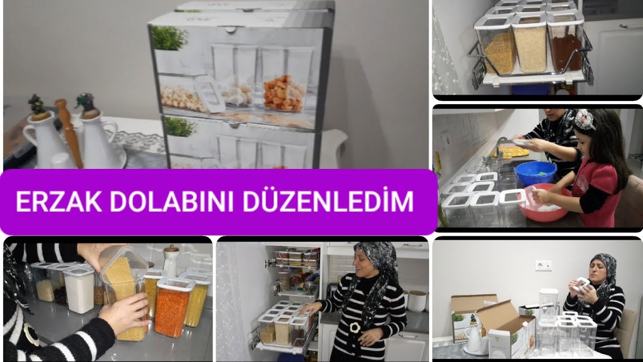 ERZAK  DOLABI DÜZENİ 💯 VİP AHMET SAKLAMA KAPLARINDAN MEMNUN MUYUM❓